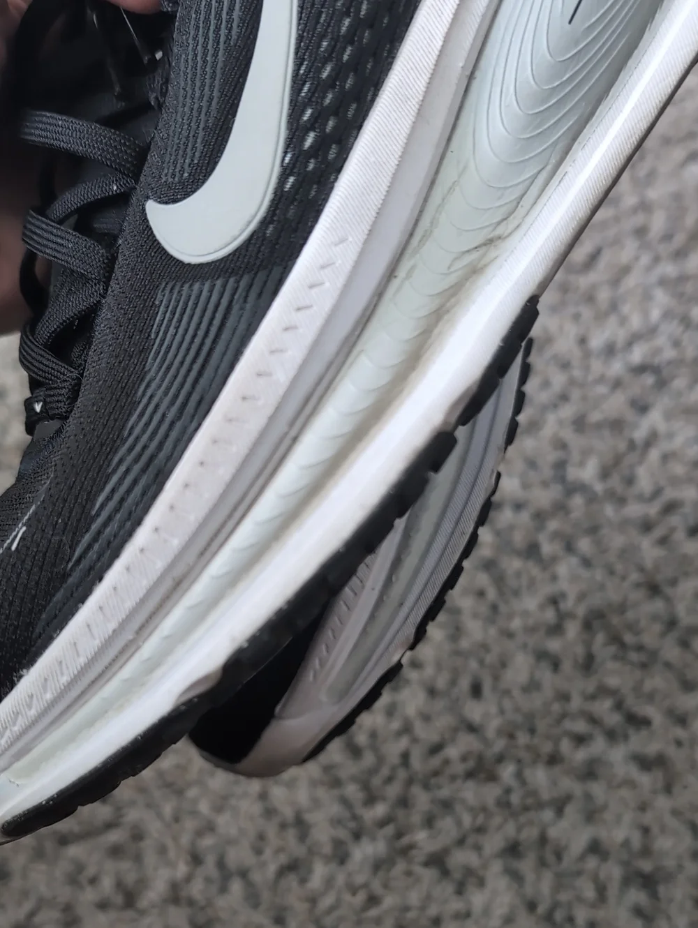 Nike Women's Black and White Running Shoes